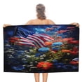 thumbnail image 1 of Independence Day Of The United States Flag Beach Towel, Microfiber Beach TowelsAbsorbent, Compact, Beach Blanket, Lightweight Towel for The Swimming, 1 of 7