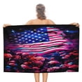 thumbnail image 1 of Independence Day Of The United States Flag Ultra Fine Fiber Beach Towels for Travel And Quick Drying Absorbent Towels for Swimming, 1 of 7
