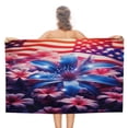 thumbnail image 1 of Independence Day Of The United States Flag Ultra Fine Fiber Beach Towels for Travel And Quick Drying Absorbent Towels for Swimming, 1 of 7