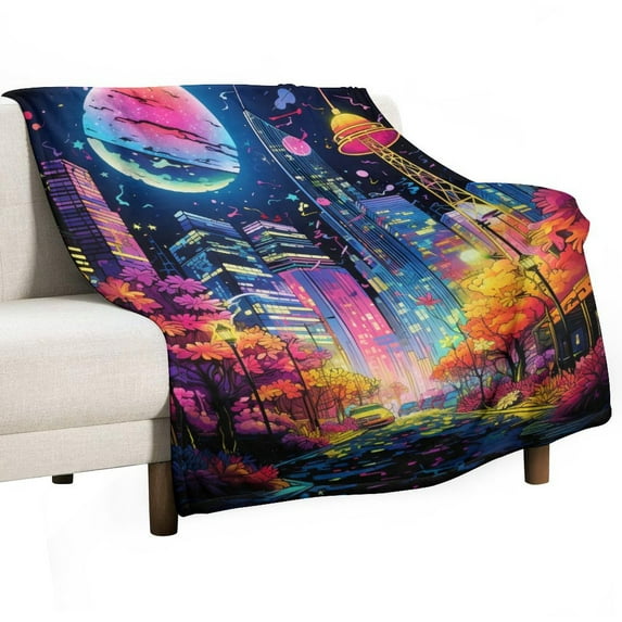 Independence Day Of The United States Flag for Women Men Kids Flannel Throw Blankets Soft Fuzzy Lightweight for Home Decor Couch Bed Sofa