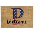 thumbnail image 1 of Independence Day Outdoor Mat, Patriotic Doormat with American Flag Design, Non-Slip Welcome Mat for Front Door Porch, Washable Indoor Entryway Rug, 4th of July Holiday Decor Floor Mat, 1 of 3