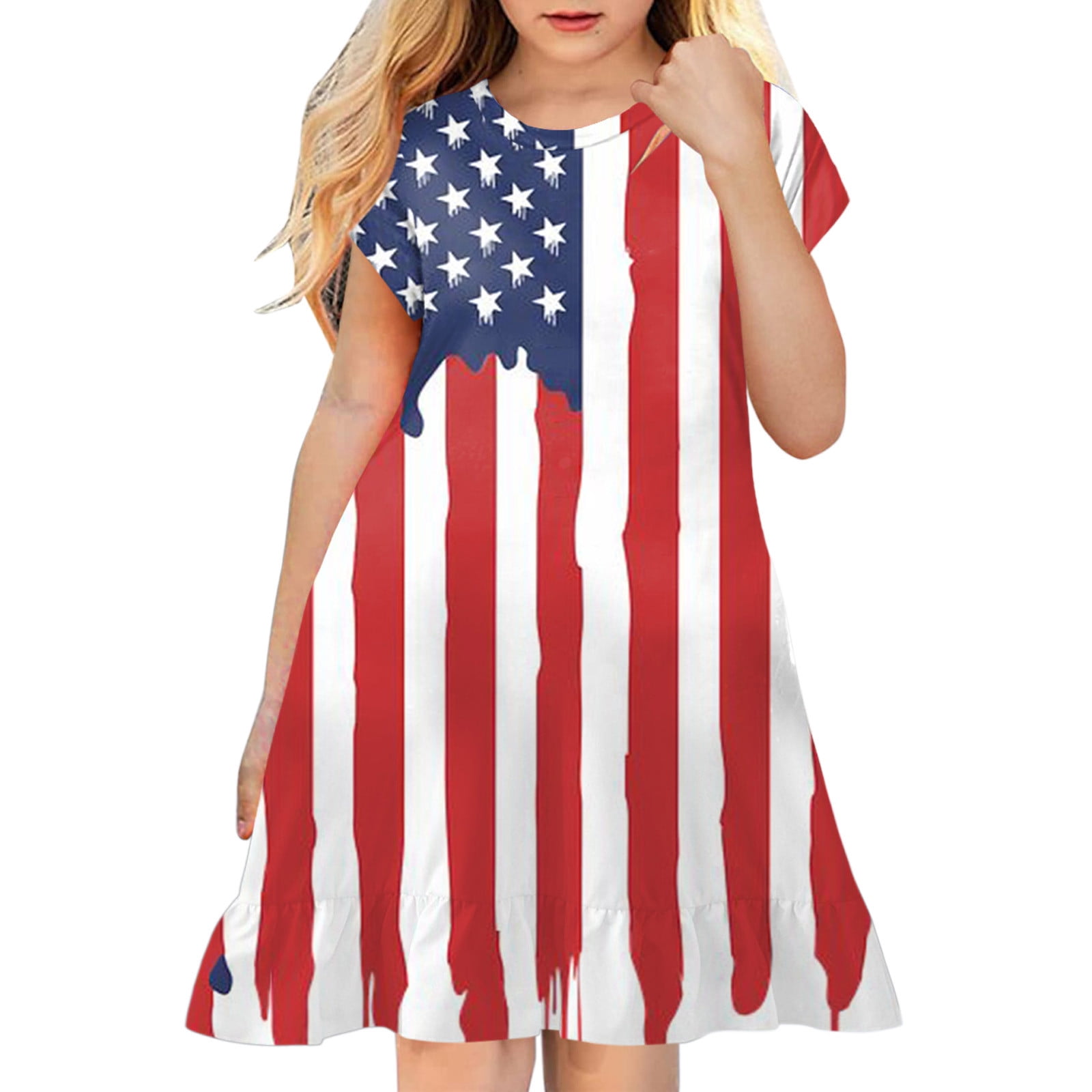 Independence Day Outfit for Girls,Toddler Kids Girl Fourth of July ...