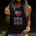 thumbnail image 1 of Independence Day POROPL Womens Graphic T Shirts , T Shirts for Women Crew Neck Sleeveless Tops, 1 of 4