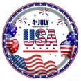 thumbnail image 1 of Independence Day Paper Plates 30Pcs, Red White Blue Star Disposable Plates for 4th of July Party, BBQs, Patriotic Celebrations, Family Gatherings, Outdoor Picnics and Memorial Day Events, 1 of 7