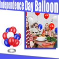 thumbnail image 1 of Independence Day Party Balloons Set With Ribbon, 10 Balloons In Three Colors For Festive Decor, Perfect For Fourth Of July Celebrations, Includes Assorted Balloons And A Roll Of, 1 of 6