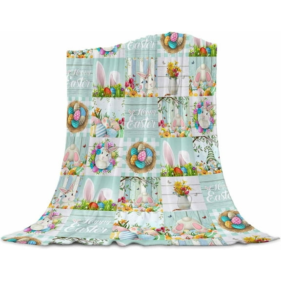 Independence Day Patriotic Blanket American Flag Star Stripes Throw Blankets Soft Warm Cozy Red White and Blue Gnome Blanket for Independence Day 4th July All Season 40" x 50"