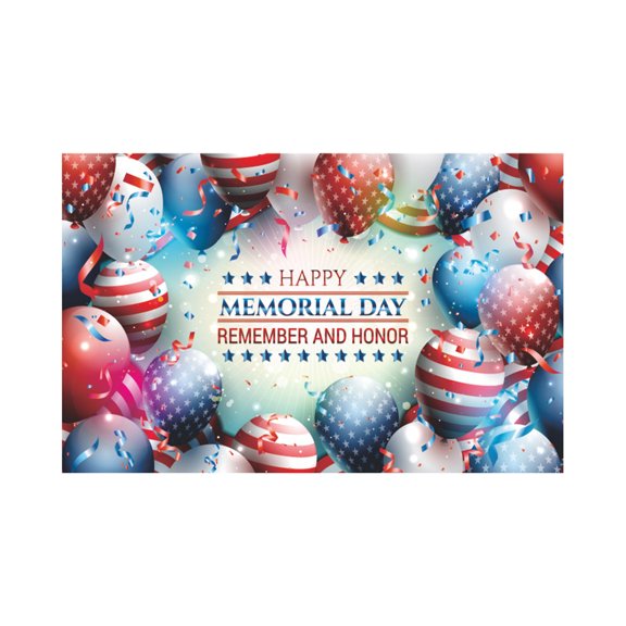 Independence Day Patriotic Decoration Flag 90X150Cm, Sewn Edges With Brass Grommets For Easy Secure Hanging, Versatile Banner Ideal For Festival Party Background Cloth Home