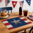 thumbnail image 1 of Independence Day Patriotic Decorations Themed Placemats Patriotic Themed Placemats Washable And Heat-resistive Placemats Suitable For Holiday Party Restaurant Decorations Party Supplies, 1 of 6
