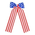 thumbnail image 1 of Independence Day Patriotic Hair Clips Handmade Star Flag Bow Party Accessory Set for Women and Girls National Celebration, 1 of 8