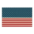 thumbnail image 1 of Independence Day Patriotic Star Welcome Doormat 24x16 Inch Polyester Indoor Outdoor Floor Rug with Non-Slip Rubber Backing Perfect for Memorial Day & 4th of July Decorations,Entrance, Home Décor, 1 of 7