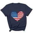 thumbnail image 1 of Independence Day Patriotic T-Shirts for Mens，2025 Summer Usa Flag Star Printed Tops Shirts Light Breathable Tee Shirts Slim Fitted Pullover Sweater Blouses Crew Neck Short Sleeve Tops, 1 of 5