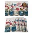 thumbnail image 1 of Independence Day Placemats Set of 6, Red White Daisy Bottle Non-Slip Place Mats Washable Table Mats for Kitchen Dining Table Decorations Indoor/Outdoor, 1 of 9