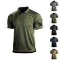 thumbnail image 1 of Independence Day Polo Shirt for Men 2026 Summer Casual Short Sleeve Collared Us Flag Printed T Shirts, 1 of 3