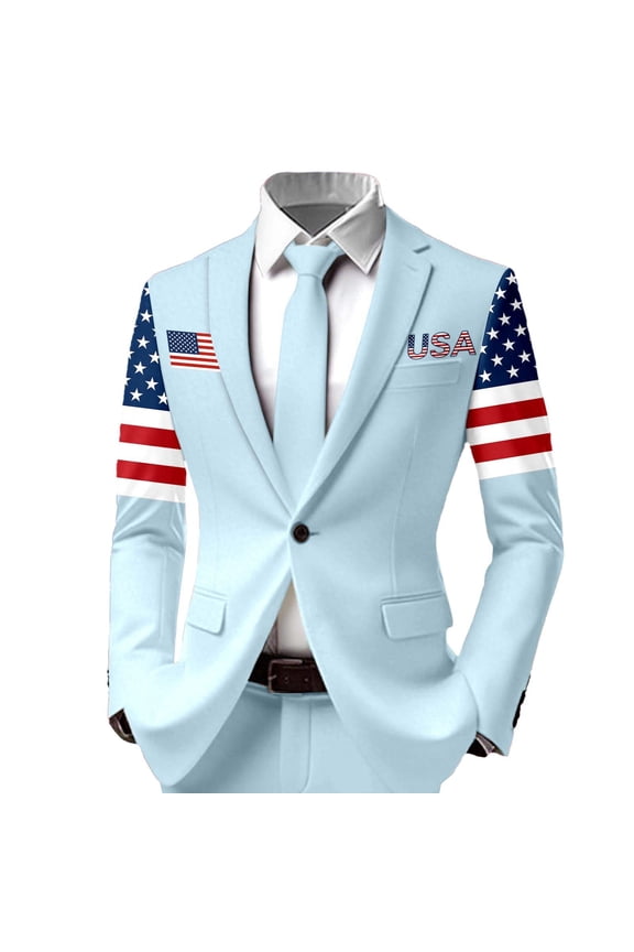 Independence Day Print Casual Jacket For Festive Party Wear