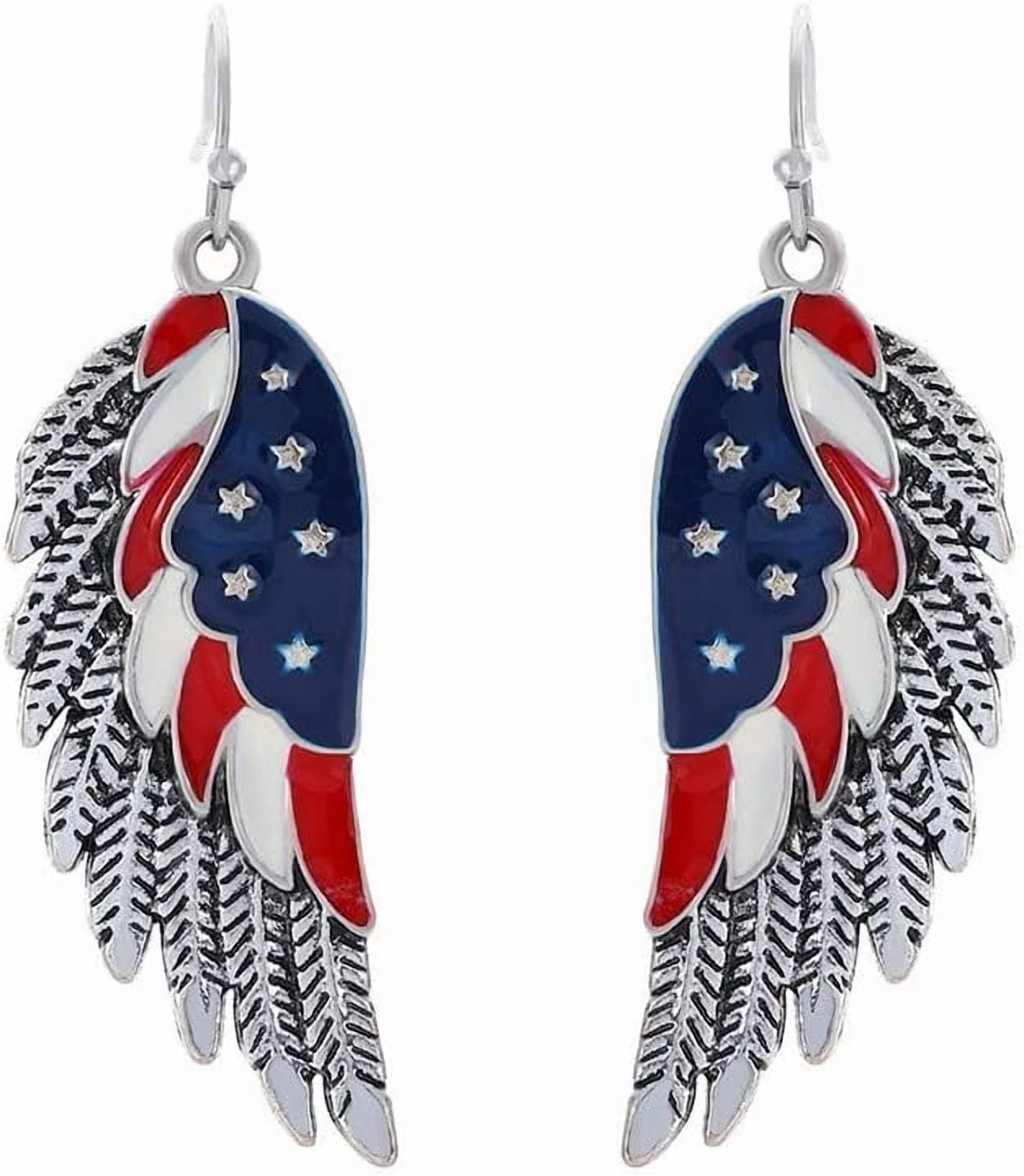 Independence Day Professional Earrings for Women Patriotic 4th of July Drop Dangle Hook Earring Fashion Jewelry[f457]