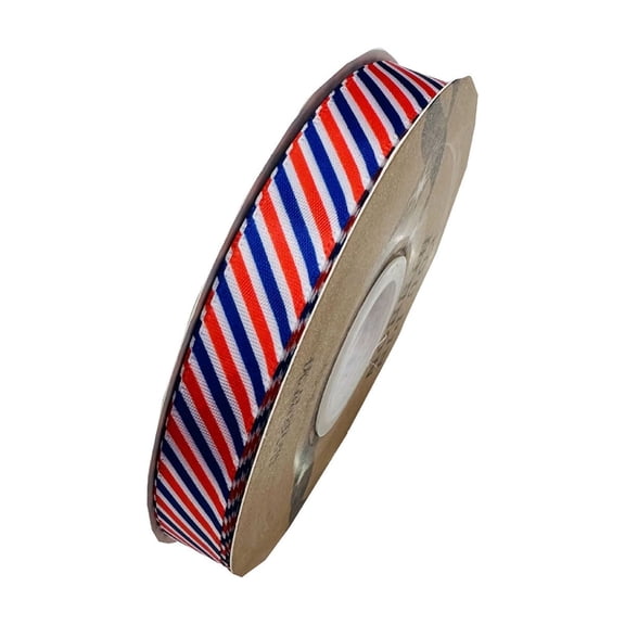 Independence Day Ribbon, 4Th of July Ribbons Red White Blue Grosgrain Ribbon, Stars Stripes Fabric Ribbon for Gift Wrapping Diy Crafts Stripe