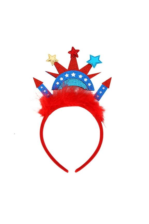 Independence Day Hair Bands Party Decorations Colour Stripe Headbands Flag Headbands