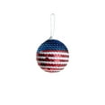 thumbnail image 1 of Independence Day Sequin Ball Pendant, Decorative Foam Sphere for Holiday Decoration, Perfect for Memorial Day, Veterans Day, Labor Day, and Festive Events, 1 of 2