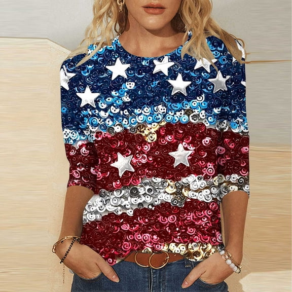 Independence Day Shirt,Saved Items for Later,Cadancy Plus Size Tops for Women Dressy,Mexico Vacation Clothes 2025 Blouses Cotton,Red White and Blue Shirts ,Ropa De Mujer Deerano,Red XL