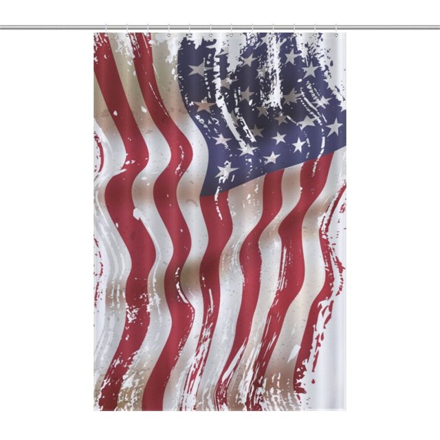 Independence Day Shower Curtain for Bathroom Shower Curtain Pattern