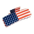 thumbnail image 1 of Independence Day Square Barrettes Rectangular Back Of Head Hair Clips For Women Party Hair Accessories, 1 of 4