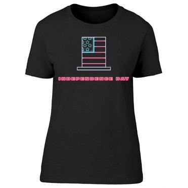 Independence Day. Sticker T-Shirt Women -Image by Shutterstock, Female 3X-Large
