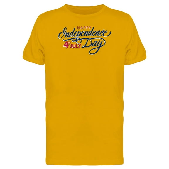 Independence Day Swirl 4Th July T-Shirt Men -Image by Shutterstock, Male 3X-Large