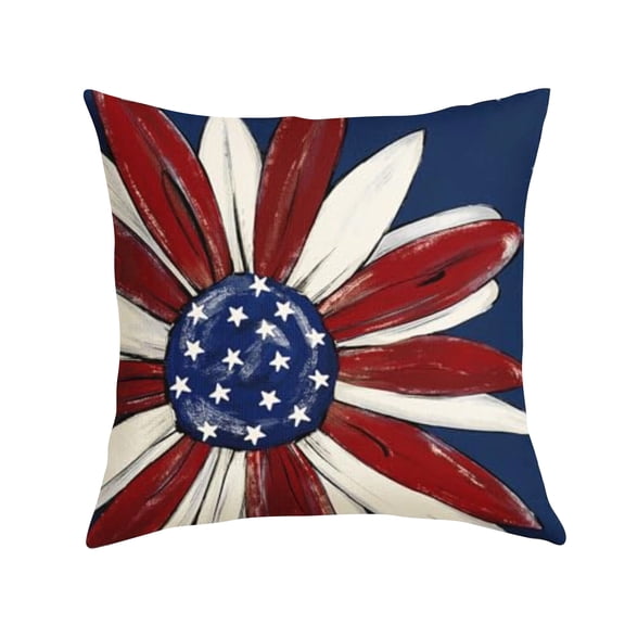 Independence Day Throw Pillowcases, 4th of july Decor, Heavy Duty Concealed Zipper Patriotic Cushion Covers, US 250Decor for Patio Furniture, Porch Swings & Deck Lounge Chairs