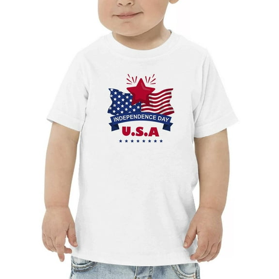 Independence Day U.S.A T-Shirt Toddler -Image by Shutterstock,  3 Toddler