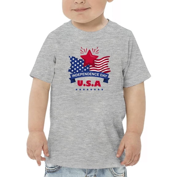 Independence Day U.S.A T-Shirt Toddler -Image by Shutterstock,  3 Toddler