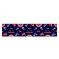 thumbnail image 1 of Independence Day USA Flag Table Runner, 70x13in Red White Blue Star & Stripe Tablecloth for American 4th of July Holiday Party Decor, 1 of 5