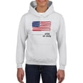 thumbnail image 1 of Independence Day Usa Flag Hoodie Juniors -Image by Shutterstock,  x-Large, 1 of 4