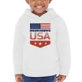 thumbnail image 1 of Independence Day Usa Flag. Hoodie Toddler -Image by Shutterstock,  4 Toddler, 1 of 4