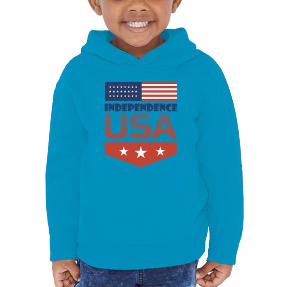 Independence Day Usa Flag. Hoodie Toddler -Image by Shutterstock,  4 Toddler