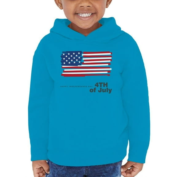 Independence Day Usa Flag Hoodie Toddler -Image by Shutterstock,  4 Toddler