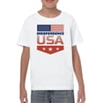 thumbnail image 1 of Independence Day Usa Flag. T-Shirt Juniors -Image by Shutterstock,  x-Large, 1 of 4