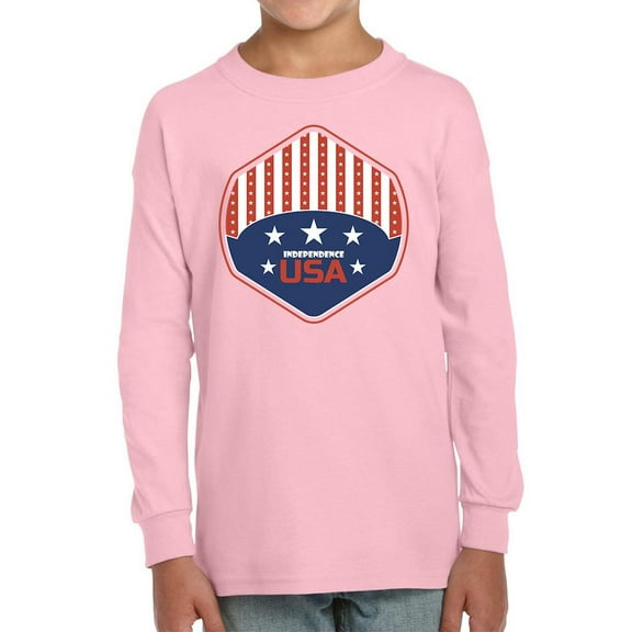 Independence Day Usa Shield Long Sleeve Toddler -Image by Shutterstock,  3 Toddler