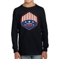 thumbnail image 1 of Independence Day Usa Shield Long Sleeve Toddler -Image by Shutterstock,  5 Toddler, 1 of 4