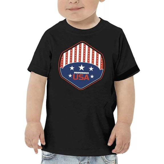 Independence Day Usa Shield T-Shirt Toddler -Image by Shutterstock,  3 Toddler