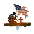 Independence Day Veterans Memorial Plaque Distinguished Service Honors