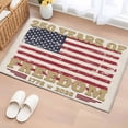 thumbnail image 1 of Independence Day Washable Area Rug 2 x 3 ft America 250 Years of Freedom Usa Flag, Soft Non Slip Rugs Stain Repellent Indoor Felt Carpet for Living Dining Room Bedroom Home Office, 1 of 9