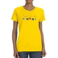 thumbnail image 1 of Independence Day Watercolor Flag T-Shirt Women -Image by Shutterstock, Female Small, 1 of 4