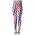 thumbnail image 1 of Independence Day Womens Yoga Pants Workout Leggings for Women Capri High Waisted Leggings White XXL, 1 of 5