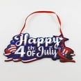 thumbnail image 1 of Independence Day Wooden Plaque Sign Decorations, Fourth of July Patriotic Alphabet Welcome Sign Hanging Ornaments for Indoor Outdoor Window Corridor Decor, 1 of 6