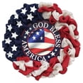 thumbnail image 1 of Amazingfashion Independence Day Decorative Wreath Dead branch Blue, 15.75", 1 of 1
