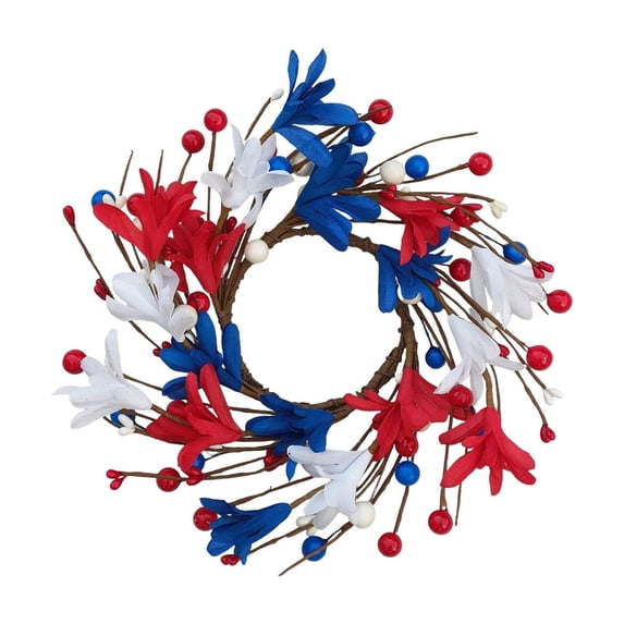 Independence Day Wreath Decorations - Door Hanging Ornaments, Hanging Decorations Feature Wall Accents, Artificial Wreath