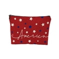 thumbnail image 1 of Independence Day Zipper Pouch, Stars and Stripes Travel Toiletry Bag, Multi-functional Storage Bag Perfect for Holiday Party and Practical Gift, 1 of 6