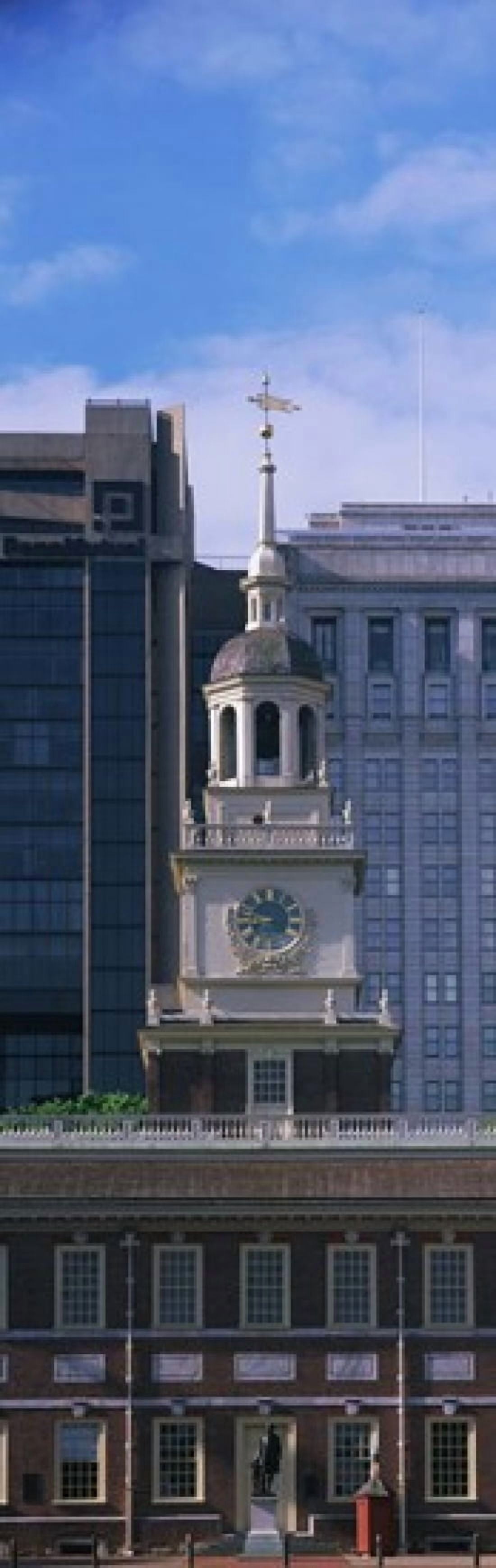 Independence Hall PA Canvas Art - Panoramic Images (18 x 6)