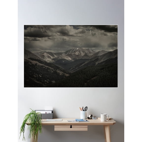 Independence Pass Poster Wall Art, Modern Wall Decor For Living Room Bedroom, 16x24 UNFRAMED