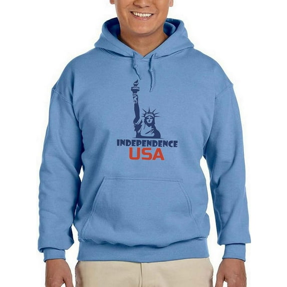 Independence Statue Of Liberty Hoodie Men -Image by Shutterstock, Male Large